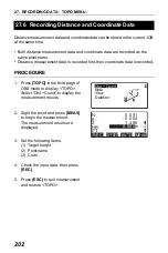 Preview for 210 page of Sokkia CX-52 Operator'S Manual