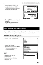 Preview for 225 page of Sokkia CX-52 Operator'S Manual