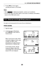 Preview for 63 page of Sokkia CX-62 Operator'S Manual