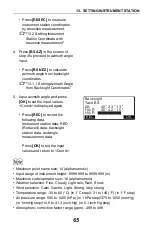 Preview for 73 page of Sokkia CX-62 Operator'S Manual