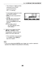 Preview for 94 page of Sokkia CX-62 Operator'S Manual