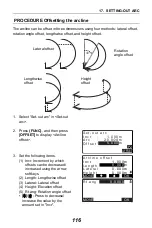 Preview for 124 page of Sokkia CX-62 Operator'S Manual