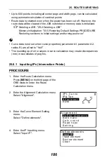 Preview for 194 page of Sokkia CX-62 Operator'S Manual