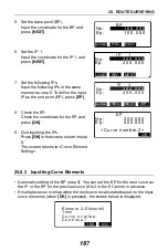 Preview for 195 page of Sokkia CX-62 Operator'S Manual