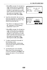 Preview for 197 page of Sokkia CX-62 Operator'S Manual