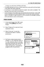 Preview for 200 page of Sokkia CX-62 Operator'S Manual