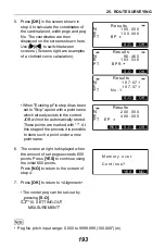 Preview for 201 page of Sokkia CX-62 Operator'S Manual