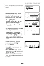 Preview for 209 page of Sokkia CX-62 Operator'S Manual