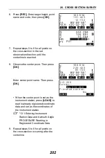 Preview for 210 page of Sokkia CX-62 Operator'S Manual