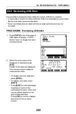 Preview for 228 page of Sokkia CX-62 Operator'S Manual