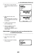 Preview for 237 page of Sokkia CX-62 Operator'S Manual