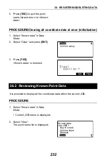 Preview for 240 page of Sokkia CX-62 Operator'S Manual