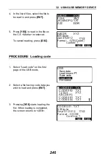 Preview for 254 page of Sokkia CX-62 Operator'S Manual