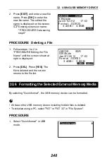 Preview for 256 page of Sokkia CX-62 Operator'S Manual