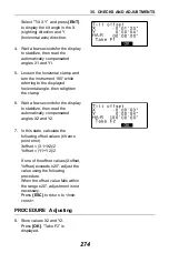 Preview for 282 page of Sokkia CX-62 Operator'S Manual