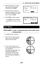 Preview for 285 page of Sokkia CX-62 Operator'S Manual