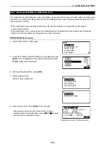 Preview for 180 page of Sokkia iM-50 Series Operator'S Manual