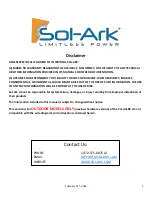 Предварительный просмотр 2 страницы sol-ark 8K Install Manual & Owner’S Manual