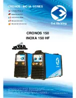 Предварительный просмотр 1 страницы Sol Welding CRONOS 150 Instruction Manual