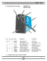 Предварительный просмотр 41 страницы Sol Welding CRONOS 150 Instruction Manual