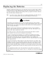 Preview for 15 page of Sola 1050 VA User Manual