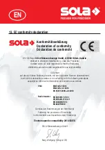 Preview for 22 page of Sola Go! SMART Operating Instructions Manual