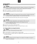 Preview for 12 page of Sola HORIZON GREEN BASIC Operating Instructions Manual