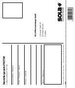 Preview for 38 page of Sola PN RC Operating Instructions Manual