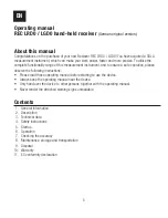 Preview for 5 page of Sola REC LGD0 Operating Instructions Manual