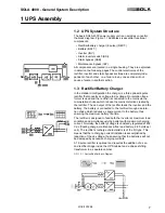 Предварительный просмотр 7 страницы Sola Uninterruptible Power Supply SOLA 4000 Operating Manual