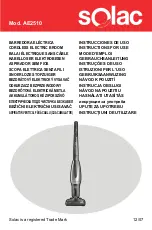 SOLAC AE2510 Instructions For Use Manual preview