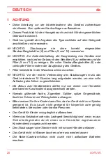 Preview for 20 page of SOLAC AE2510 Instructions For Use Manual