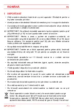 Preview for 71 page of SOLAC AE2510 Instructions For Use Manual