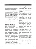 Preview for 8 page of SOLAC BE1002 Instructions For Use Manual