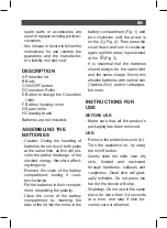 Preview for 10 page of SOLAC BE1002 Instructions For Use Manual