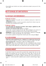 Preview for 22 page of SOLAC BE7855 Instructions For Use Manual