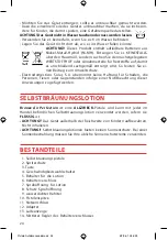 Preview for 24 page of SOLAC BE7855 Instructions For Use Manual