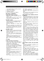 Предварительный просмотр 49 страницы SOLAC CF4028 Instructions For Use Manual