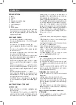 Preview for 6 page of SOLAC Choco-Latte Instructions For Use Manual