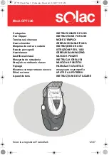 SOLAC CP7320 Instructions For Use Manual preview