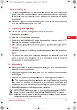 Preview for 17 page of SOLAC CP7320 Instructions For Use Manual