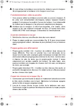 Preview for 22 page of SOLAC CP7320 Instructions For Use Manual