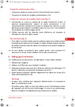 Preview for 23 page of SOLAC CP7320 Instructions For Use Manual