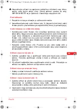 Preview for 57 page of SOLAC CP7320 Instructions For Use Manual