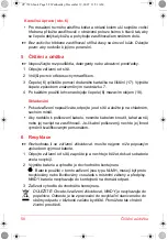 Preview for 58 page of SOLAC CP7320 Instructions For Use Manual