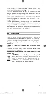 Preview for 13 page of SOLAC CP7381 Instructions For Use Manual