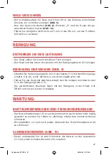 Preview for 27 page of SOLAC CP7395 Instructions For Use Manual