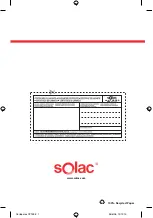 Preview for 90 page of SOLAC CP7395 Instructions For Use Manual