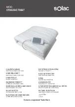 SOLAC CT8626 Instructions For Use Manual preview