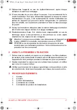 Предварительный просмотр 17 страницы SOLAC CT8633 Instructions For Use Manual